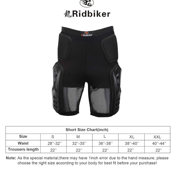 Ridbiker Riding Armor Pants Skating Protective Armour Size Small. EXCELLENT COND - Picture 2 of 7